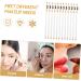 Gogogmee 12pcs Eyebrow Pencil Sharpener Women Eyebrow Pencil Makeup Brow Pencil Eyeliner Pencil White Wooden - Buy Online on SooperMarket.com