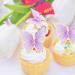 30pcs Purple Gold Edge 3D Butterfly Cupcake Toppers for Girls Women's Party Decor - Buy Online on SooperMarket.com