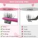 DIY Cluster Lashes 72 Pcs | D-16mm Thin Band Individual Eyelash Extensions | Easy to Apply at Home | First Glance - Buy Online on SooperMarket.com