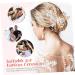 PLAFOPE 1 Set Comb Set Bride Side Combs Hair Decorations U Shaped Hair Pins Rhinestones Wedding Side Comb Wedding Hair Pins Wedding Veil Combs Flower Bridal Combs Hair Flowers Pearl White - Buy Online on SooperMarket.com