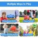 WACURRENTHYD New UFO Pet Flying Saucer Ball Portable Flying Toys Creative Fly Saucer Stomp Magic Balls Magic Frisbee Dog Toy Ball Fun Puppy Interactive Flying Flat Throw Disc Balls Toy (Pink) - Buy Online on SooperMarket.com