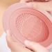 Teksome Makeup Brush Cleaner Mat - Silicone Foldable Brushes Scrubber Bowl Compact Washing Supplies For Cleansing Makeup Sponges Brushes & Applicators Pink - Buy Online on SooperMarket.com
