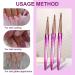 Shine Chance Size 4 Acrylic Nail Brush - 100% Real Kolinsky Art Brush for Professional DIY Manicures - Handmade Nail Extension Tool for Home Salon - Beginners Friendly - Buy Online on SooperMarket.com