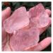 Natural Crystal Rough 3pcs Natural Pink Rose Quartz Crystal Rough Gemstone Specimen