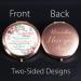 Personalized Rose Gold Compact Mirror - Unique Gift for Aunt | Aunt Quote | Meaningful Birthday Present from Niece - Buy Online on SooperMarket.com