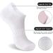 Brookhaus Women's Ankle Socks 6-Pack - White (Size 6-9) | Low Cut Athletic Running Socks for Women - Buy Online on SooperMarket.com