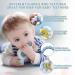BPA-Free Baby Bite Ring Toy Keys | Teething Aid for Babies 3+ Months | Blue Bite Ring - Buy Online on SooperMarket.com