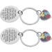 Toyvian 6 STK Key Pendants Keychain - Rustproof Steel Puzzle Jewelry Charm for Friendship & Awareness - Buy Online on SooperMarket.com