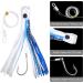 Drag Bait Saltwater Fishing Bait for Mahi Marlin Tuna & Wahoo - Deep Sea Fishing Bait with Inkfish Skirts - Buy Online on SooperMarket.com