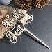 Merry Christmas Wooden Cake Topper - Festive Cake Decoration for Holiday Celebrations - Buy Online on SooperMarket.com