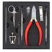 Jinpiker Profi Footnail Pliers Set - 12 PCS Stainless Steel Nail Scissors & Tongs for Thick & Ingrown Toenails - Red - Buy Online on SooperMarket.com