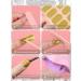 Kalolary Gel Nail Polish Strips Nail Gel Art Sticker Waterproof Full Nail Wraps Decal Sets with Nail File and Stick for Women Girls Nail Art Decor (UV/LED Lamp Required) (Shiny Yellow) - Buy Online on SooperMarket.com