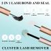 SISILILY Lash Extension Kit - 72 Individual Lashes with Bond & Seal | C D Curl DIY Reusable Fluffy Eyelash Clusters - Buy Online on SooperMarket.com
