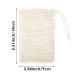 Natural Sisal Soap Saver Bag - Exfoliating Soap Pouch for Shower Scrubber - Set of 2 - Buy Online on SooperMarket.com