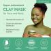 Plantifique Organic Clay Mask with Avocado & Green Tea - Vegan Skincare for Radiant Skin - Buy Online on SooperMarket.com