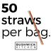 Bees Knees Meyer Lemon Honey Sticks - 50 Wildflower Honey Straws Infused with Citrus | Tea Accessories and Foodie Gifts - Buy Online on SooperMarket.com