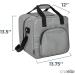 Crutello Universal Sewing Machine Case - Serger Carrying Bag with Storage Pockets - 13.75 x 12 x 13.5 Gray - Buy Online on SooperMarket.com