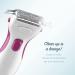 Conair Cordless Electric Dual Foil Shaver & Trimmer for Women - Body and Facial Hair Removal for Face, Ear/Nose, Eyebrows, Legs, and Bikini Lines - White/Pink - Buy Online on SooperMarket.com