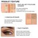 10 Colors Eyeshadow Palette with 6 Brushes - Matte, Shimmer, Glitter Eye Makeup Set - Long Lasting, High Pigment Formula for Natural Look - Buy Online on SooperMarket.com