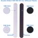 8 Pc Nail File and Buffer Set - 100/180 Grit for Acrylic Nails, Fingernail Buffing Blocks - Professional Manicure Kit Supplies - Buy Online on SooperMarket.com
