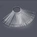 2 Set Fan-shaped Nail Art Display Sticks | 100 Tips | Nail Polish Color Sample Sticks Display Board with Metal Ring Holder - Perfect for Nail Art & Home DIY (Clear) - Buy Online on SooperMarket.com