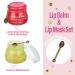 Expressions Honey Lip Balm & Lip Mask Set - 2pc Non-Toxic Lip Care Gift for Girls | Real Honey Jar with Dipper | Moisturizing Lip Gloss - Buy Online on SooperMarket.com