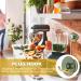 Vesone Plug-in Cable Holder & Connector Organizer | Toothbrush & Razor Hook | Drill-Free Self-Adhesive Storage Solution in Translucent Green - Buy Online on SooperMarket.com