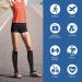 Evolyline 3 Couple Compression Stockings for Men & Women - Medical Support Socks for Leg Pain Varicose Veins & Thrombosis - Open Lace Design - Black S-M - Buy Online on SooperMarket.com