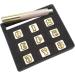 Yoption 10 Piece Leather Stamping Tool Set with Number 0-8 Stamps 13mm + Stamping Handle - Ideal for Leather Craft - Buy Online on SooperMarket.com
