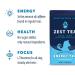 Zest Tea Blue Lady Black Tea - High Caffeine Energy Blend | 135mg per Serving | Keto-Friendly | 15 Sachets - Buy Online on SooperMarket.com