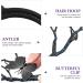 minkissy Womens Headbands Antler Headband Tree Branches Headdress with Butterflies Halloween Deer Horn Cosplay Costume Hair Accessory for Women Womens Hair Accessories Black - Buy Online on SooperMarket.com