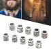 Buy 10pcs Viking Beard Pearls | Exquisite Dreadlock Hair Jewelry for Men | Durable DIY Accessories - Buy Online on SooperMarket.com