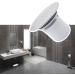 Plastic Shower Plughole Cover Shower Trap Cover Replacement Waste Drain Cap Tube Plug Anti-Odor Hole Cover Shower Drain Cover Bathroom Shower Waste Trap Cover - Buy Online on SooperMarket.com