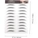 FOYTOKI Black Eyebrows 10pcs Imitation Eco Eyebrow Sticker Stickers Waterproof Hair Eyebrows Beauty Eyebrow Stickers 4d - Buy Online on SooperMarket.com