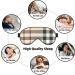 SSIMOO Gray Plaid Sleep Eye Mask for Women | Breathable Travel Eye Patch | Perfect Relaxation Accessory - Buy Online on SooperMarket.com