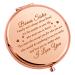 Bonus Sister Gifts for Girls Stepsister Compact Mirror Sister in Law Gifts Friendship Gifts for Friend Unbiological Birthday Gifts Sister Gift from Sister Wedding Gift I Love You Travel Makeup Mirror