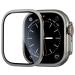 BAZO for Apple Watch Ultra Screen Protector 49mm, Titanium Alloy Frame with 9H Tempered Glass Ultra-Thin Anti-Scratch High Definition Bubble Free Lightweight Protective Glass Film for iWatch Ultra, Original