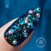 beetles Gel Polish 15ML Reflective Glitter Gel Polish No Wipe Top Coat Glitter Gel Polish Iridescent Glossy Shiny Gel Nail Polish Sparkle Soak Off UV Led Nail Manicure DIY Home Salon - Buy Online on SooperMarket.com