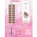 Kalolary Gel Nail Polish Strips Nail Gel Art Sticker Waterproof Full Nail Wraps Decal Sets with Scissors Nail File and Stick for Women Girls Nail Art Decor (UV/LED Lamp Required)-14 - Buy Online on SooperMarket.com