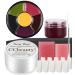 CCbeauty Halloween SFX Makuep Kit  6 Colors Bruise Wheel with Fake Wound Modeling Scar Wax (1.6Oz)+Spatula Tool+Coagulated Blood Gel+Stipple Sponge+10 Sponges for Special Effects Stage Costume Makeup