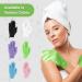 Exclaim Beauty Exfoliating Gloves - Dual Texture Bath Gloves for Shower, Spa & Massage - Dead Skin Remover with Adjustable Straps - Single Light Green - Buy Online on SooperMarket.com
