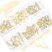 24 Pcs Gold Butterfly Nail Charms - Luxury 3D Alloy Nail Gems for DIY Nail Art Decoration | qiipii Nail Supplies - Buy Online on SooperMarket.com