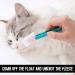 Premium Flea Comb for Cats & Dogs - 4-Pack | Secure Healthy & High-Quality Animal Hair & Tear Stain Comb for Pets - Buy Online on SooperMarket.com