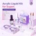 SAVILAND EMA Odorless Monomer Acrylic Liquid - 4 oz Nail Monomer for Acrylic Powder Premium Nail Brush & Gel - Best Acrylic Nail Kit for Manicurists - Buy Online on SooperMarket.com