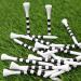 FINGER TEN Golf Tees Wooden Bamboo 3 1/4 & 2 3/4 Inch Durable Biodegradable Colored Tee Pack - 120 Count - White & Black - Buy Online on SooperMarket.com