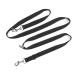 YankMooM Dog Training Lead Leash 6.9FT Double Ended Dog Lead for Training Walking Running Multi-Function Dog Lead Rope(Black)