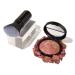 LAURA GELLER NEW YORK Baked Blush-n-Bronze 2-in-1 Bronzer Blush Apricot Bronze - Retractable Angled Kabuki Brush