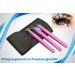 SMI 3 Pink Eyelash Tweezers Set - Pointed & Bent Stainless Steel for 3D/6D Volume Eyelash Extensions | Eyelash Pliers with Case - Buy Online on SooperMarket.com
