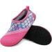JIASUQI Kids Water Shoes for Beach Pool | Quick Dry Aqua Socks 10.5/11 UK Child - Pink Scale - Buy Online on SooperMarket.com