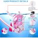 Full Face Snorkel Mask with Anti-Fog Wipes | 180 Panoramic HD View | White & Pink | Adults & Kids - Large-X-Large - Buy Online on SooperMarket.com